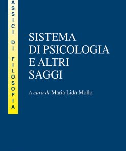 Sistema di psicologia e altri saggi
