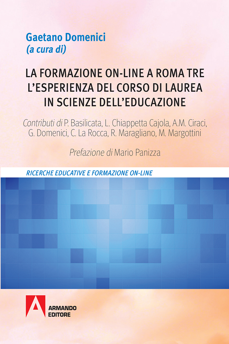 La formazione on-line a Roma Tre l'esperienza del corso di laurea in Scienze dell'Educazione