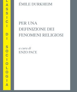 Per una definizione dei fenomeni religiosi