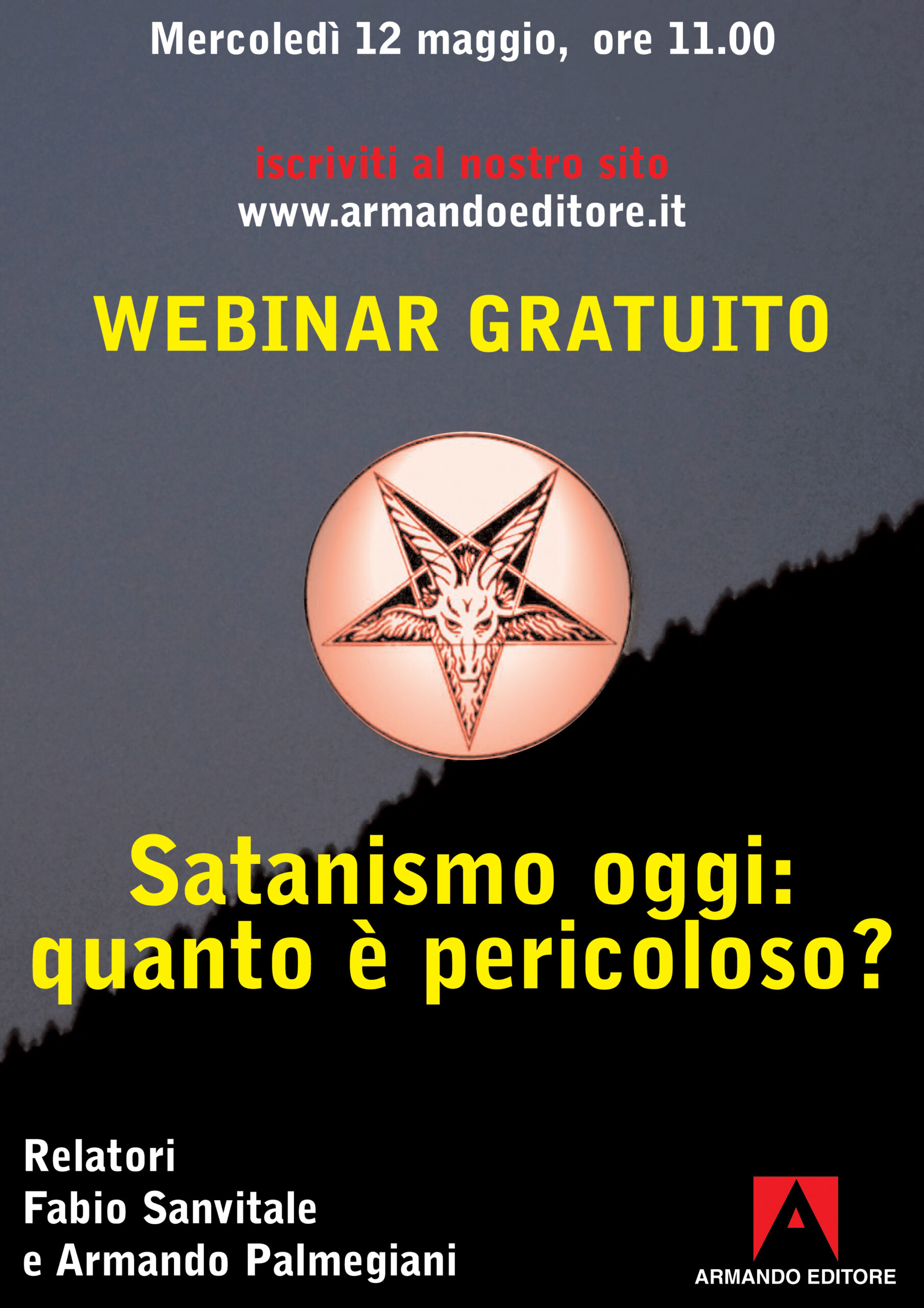 Webinar Gratuito "Satanismo oggi: quanto è pericoloso?"