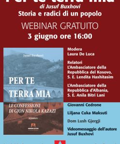 Per te terra mia di Jusuf Buxhovi (Webinar Gratuito)