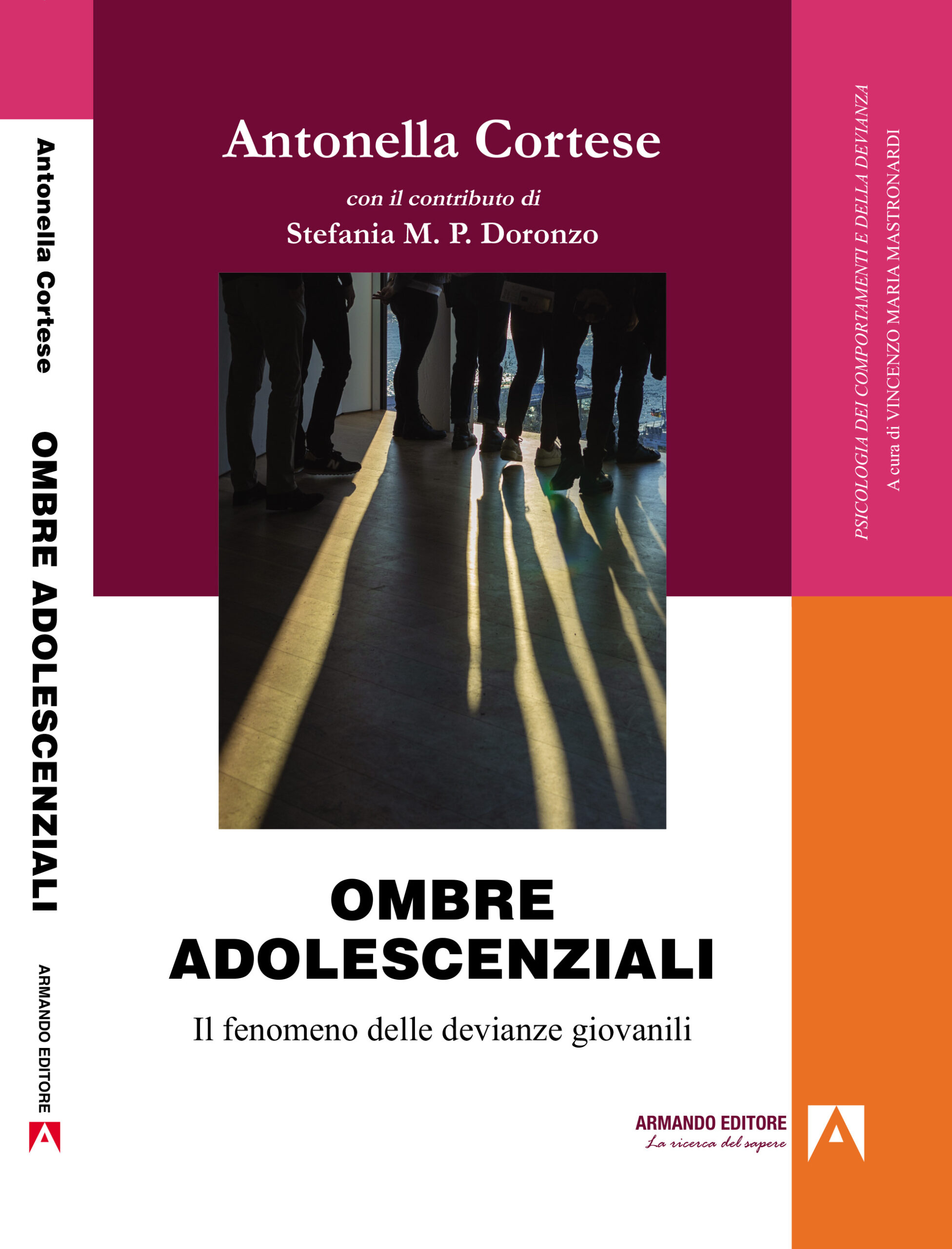 Copertina di "Ombre adolescenziali" di Antonella Cortese