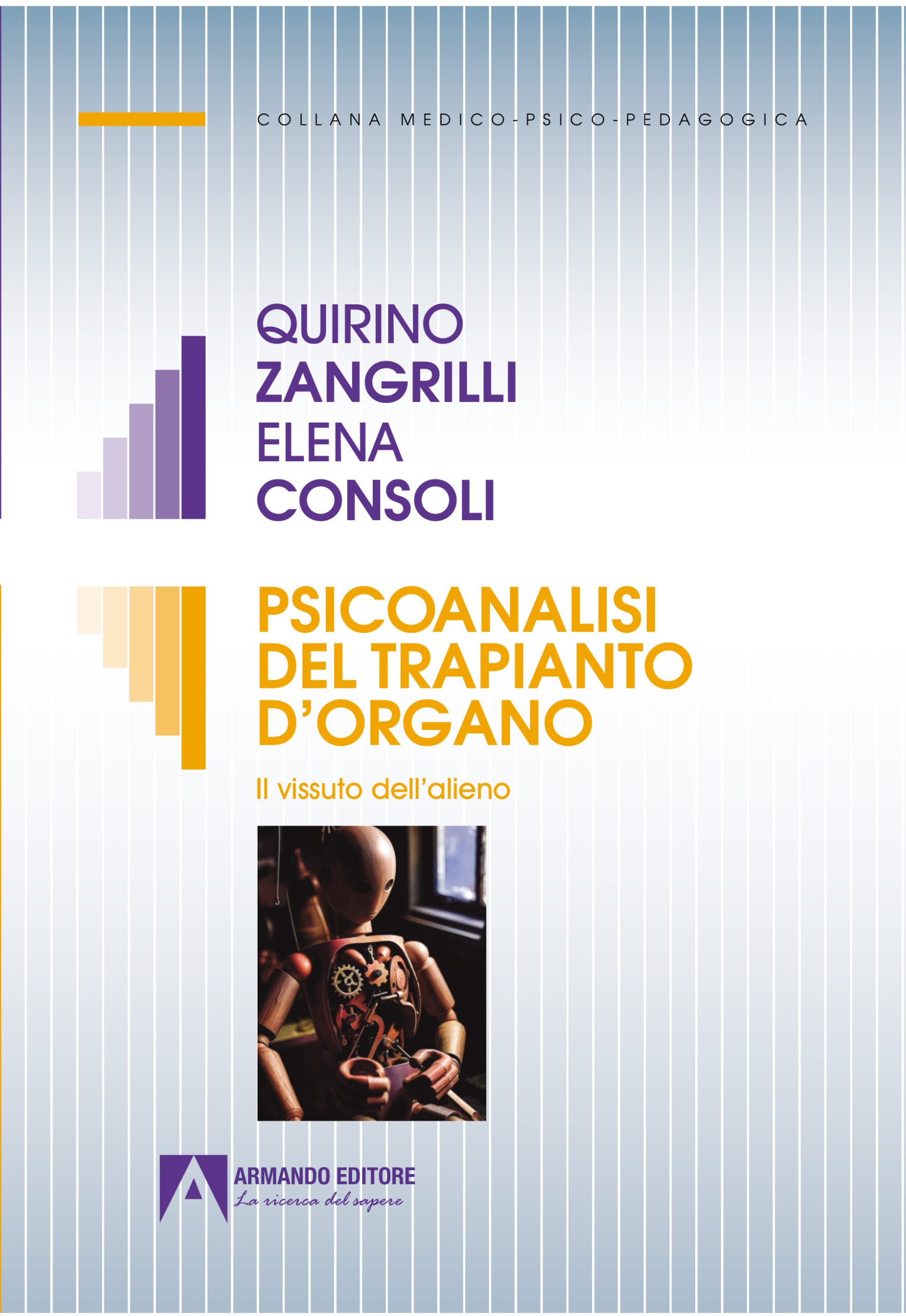 Copertina del libro "Psicoanalisi del trapianto d'organo" di Zangrilli e Consoli